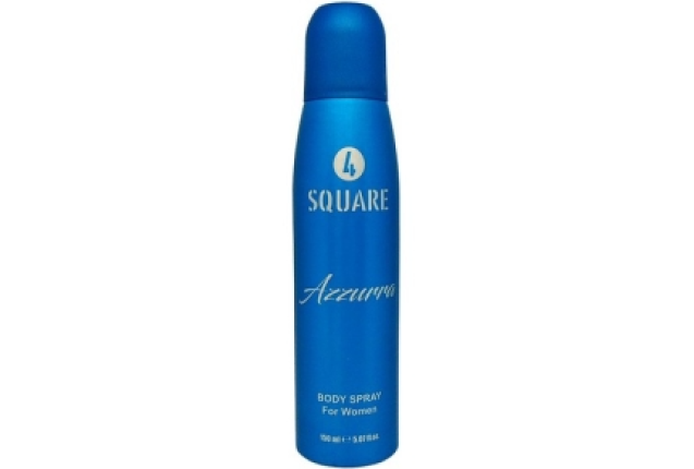 4 SQUARE BODY SPRAY FOR WOMEN AZZURRA 150 ML