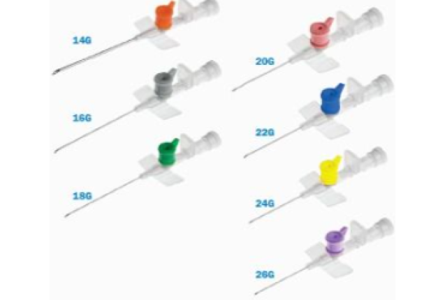 IV Cannula with Injection and with Port - Size 26 - moq Assorted 1x20 ft container