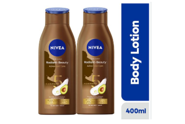 Nivea Body Lotion Radiant & Beauty Advanced Care 400ml (6X2) - 93798 per carton