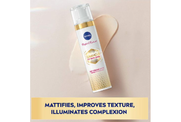 Nivea Perfect & Radiant Luminous Day Cream 40ml (3x4) -94410 per carton