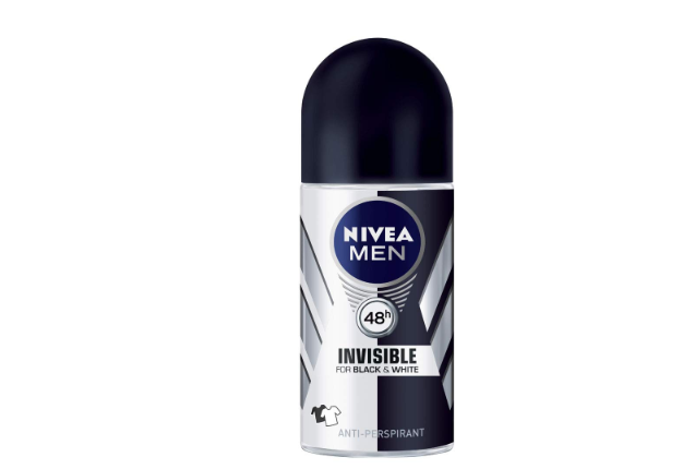 Nivea Men Rollon Invisible Black and White 50 ml (6 X 5) -82245 per carton