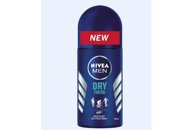 Nivea Men Roll on Dry Fresh Male  50ml  (6 X 5) - 85991) per carton