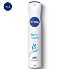 Nivea Spray Fresh Natural 200ml (6x2)-81619 per carton