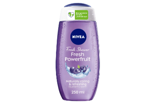 Nivea Shower Fresh Powerfruit 500ml (6x2)-81095- per carton