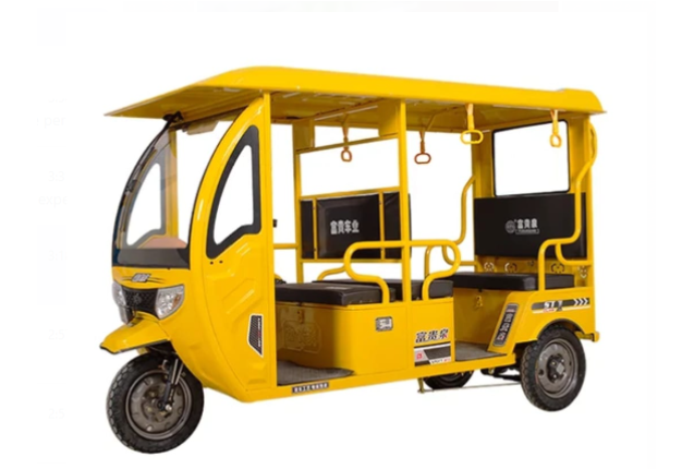 Cargo & Passenger tricycle - Yellow  color