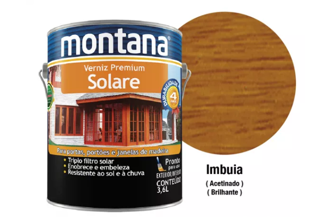 Montana Solare Imbuia Acetinado 3,6L