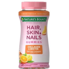 Nature's Bounty Hair, Skin, & Nails Gummies Citrus Flavor