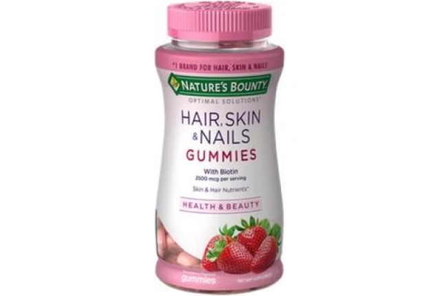 Nature's Bounty Hair, Skin, & Nails Gummies Strawberry