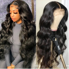 28 inches HD Lace Frontal Wigs Straight And Body Wave Undetectable Lace Front Wigs Human Hair