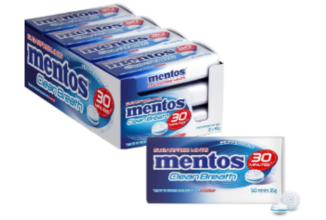 Mentos Mini Mint 2.1g (5 x 12 x 30) per case x 30