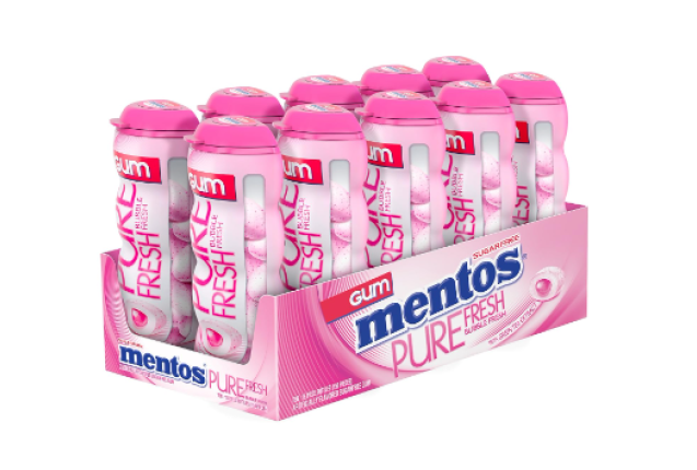 Mentos White Gum 1.75g per case x 12