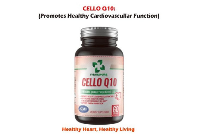 Vitanature CELLOQ 10: Promotes Cardiovascular Functions - 60 Tablets