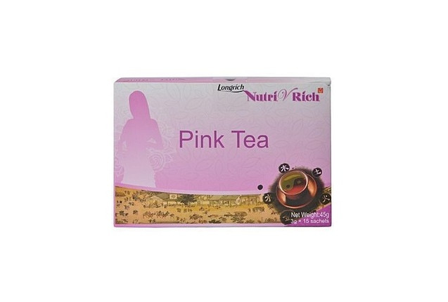 Longrich Pink Slimming Tea For Weight Loss - 15 Tea Bags