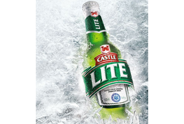 Castle Lite beer