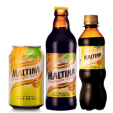 Maltina Pineapple botte per crate - 33cl