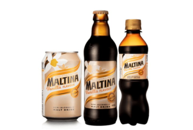 Maltina Vanilla can per crate - 33cl