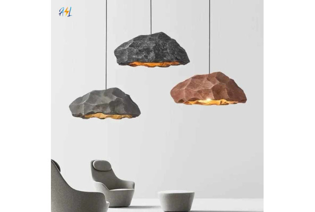 stone pendant light