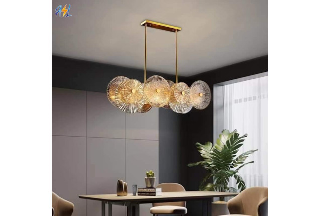 Modern Spark Disc Chandelier