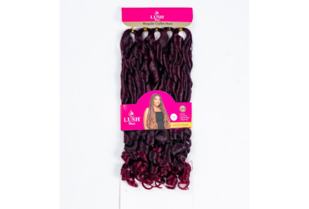 Lush Hair Curly Braids per Carton - 20pcs