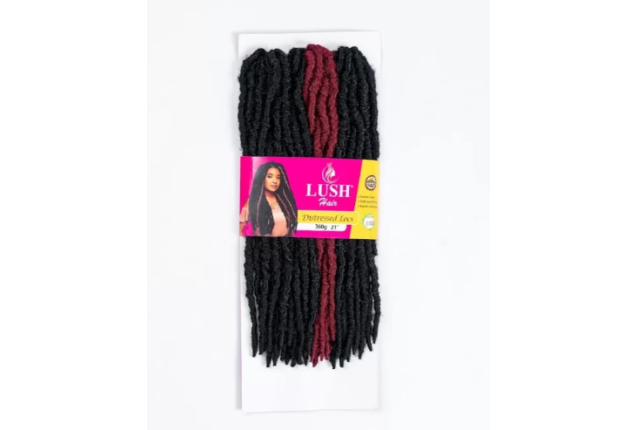 Lush Hair - Crochets -Distressed Locs per Carton - 15packs