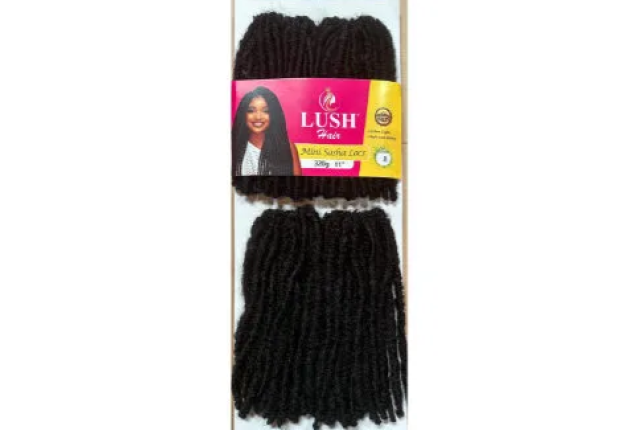 Lush Hair - Crochets -Mini Sasha Locs per Carton - 25packs