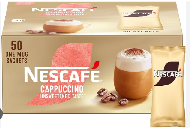 Nescafe Gold Cappuccino unsweet Dose – Tin 250 g x 10