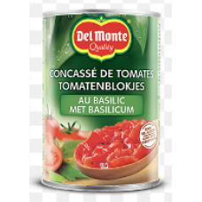 Del Monte Tomatoes Chopped With Basil 400G x 24