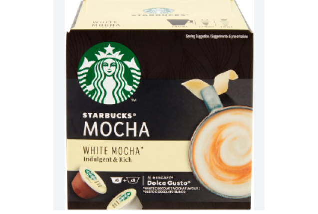 Starbucks Nescafe Dolce Gusto Mocha White Mocha 123G x 3