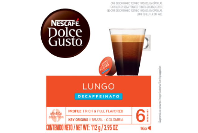 Dolce Gusto Lungo Decaffeinato 112G - 16caps x 3