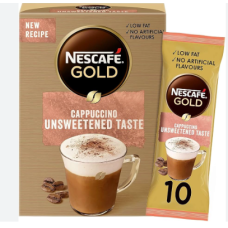 Nescafe Gold Cappuccino 10Er Unsweet 125 G x 6