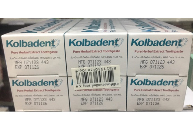 Kolbadent Herbal Toothpaste 160g x 12