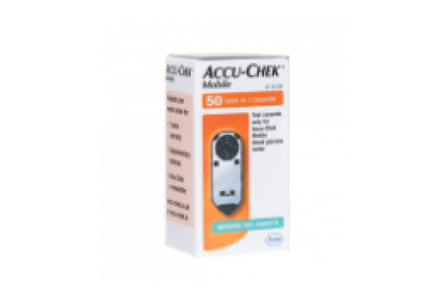 ACCU-CHEK MOBILE TEST CASSETTE 86MM (50)