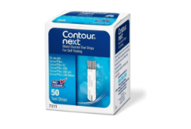 CONTOUR NEXT BAYER BLOOD GLUCOSE TEST STRIPS (50)