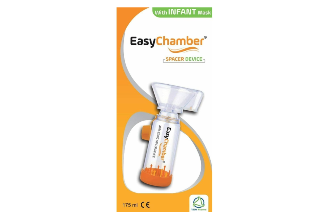 EASYCHAMBER SPACER DEVICE WITH INFANT MASK SMALL (1)