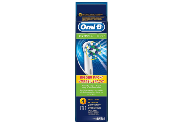 The Oral-B Pro Cross Action 4-Pack