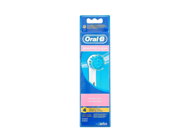 ORAL-B SENSITIVE CLEAN REPLACEMENT HEADS 4'S