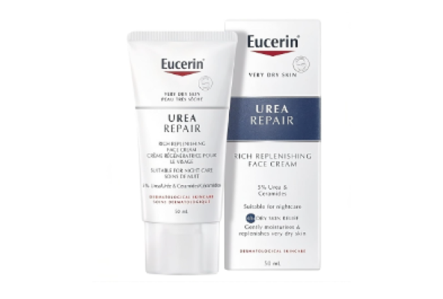 EUCERIN DRY SKIN REPLENISHING FACE CREAM DAY 5% UREA 50ML