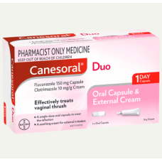 CANESTEN DUO-ORAL CAPSULE AND CREAM 150MG/2% (1 X 10G) x 6