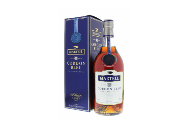 Martell Cordon Bleu 40° 70 cl + GBX x 3 bottles