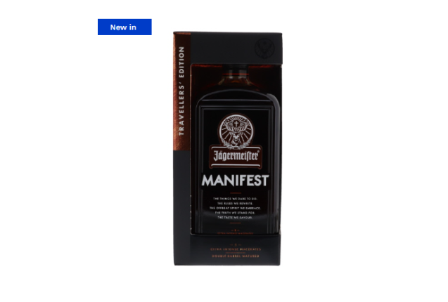 Jägermeister Manifest 38° 1 L + GBX x 6 bottles