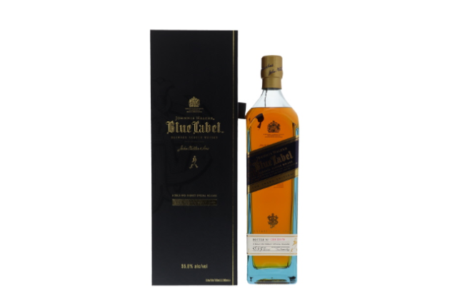 Johnnie Walker Blue Label The Casks Edition 55,8° 1 L + GBX x 6 bottles