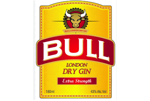 Bull Dry Gin Sachet 336 x 03cl