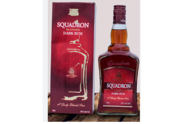 Squadron Dark Rum 6 x 75cl