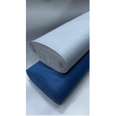 Fabric. Senator Materia (Light Grey & Dark Blue ) -per roll x 55