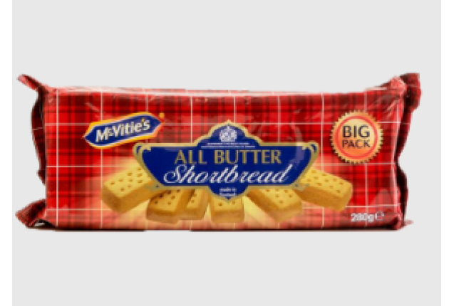 Butter Short bread 280g X 12 -price/carton