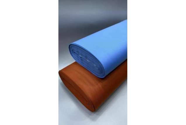 Fabric. Senator Materia (Light Blue&Rich Brown) -per roll x 55