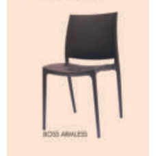 Eleganza Boss Armless Plastic Chair