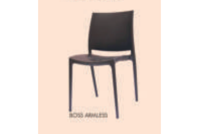 Eleganza Boss Armless Plastic Chair