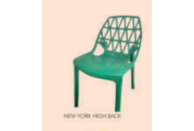 Eleganza New York High Back Plastic Chair