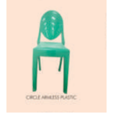 Eleganza Circle Armless Plastic Chair